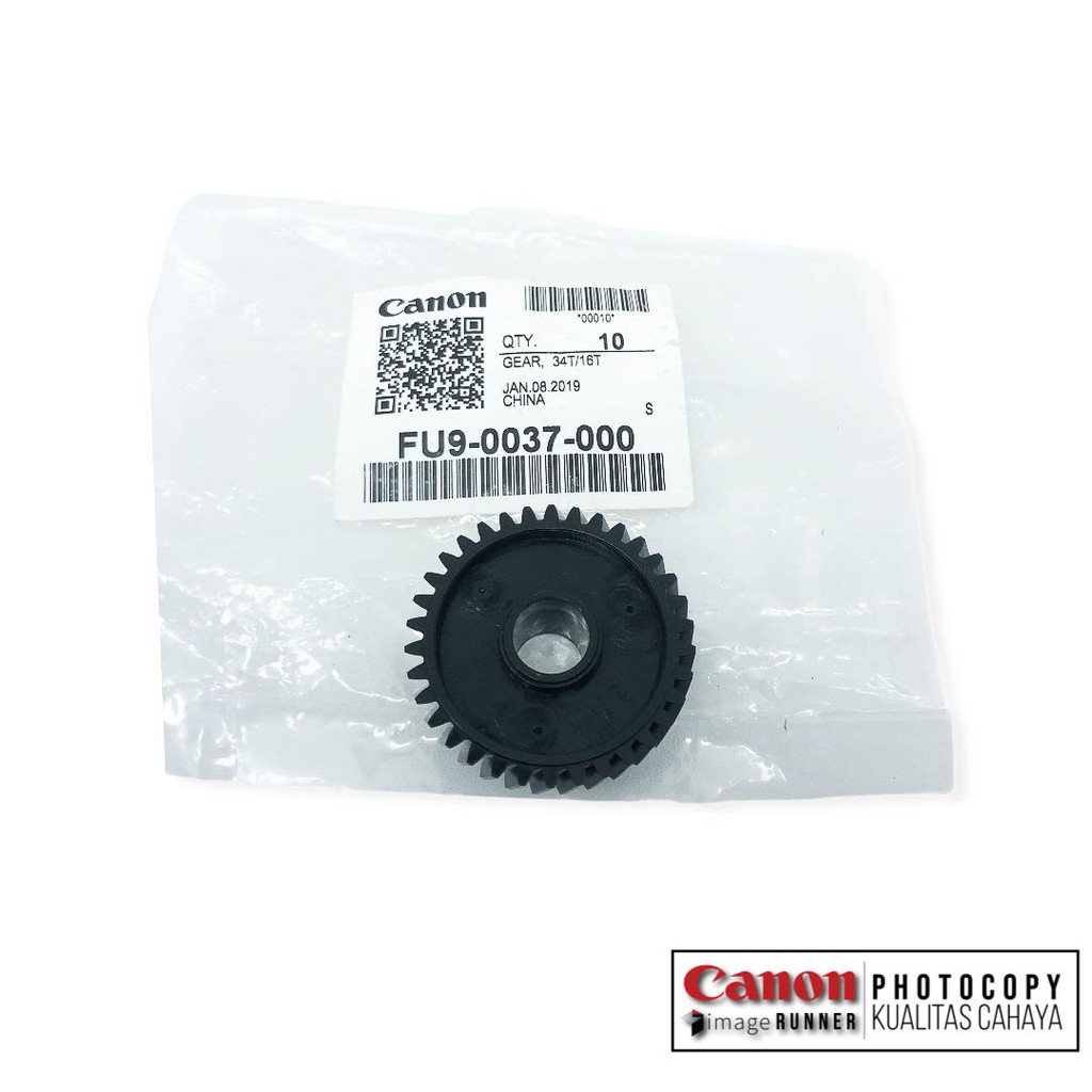 Gear 34T/16T Mesin Fotokopi Canon IRA 6075/6275 FU9-0037-000 Original