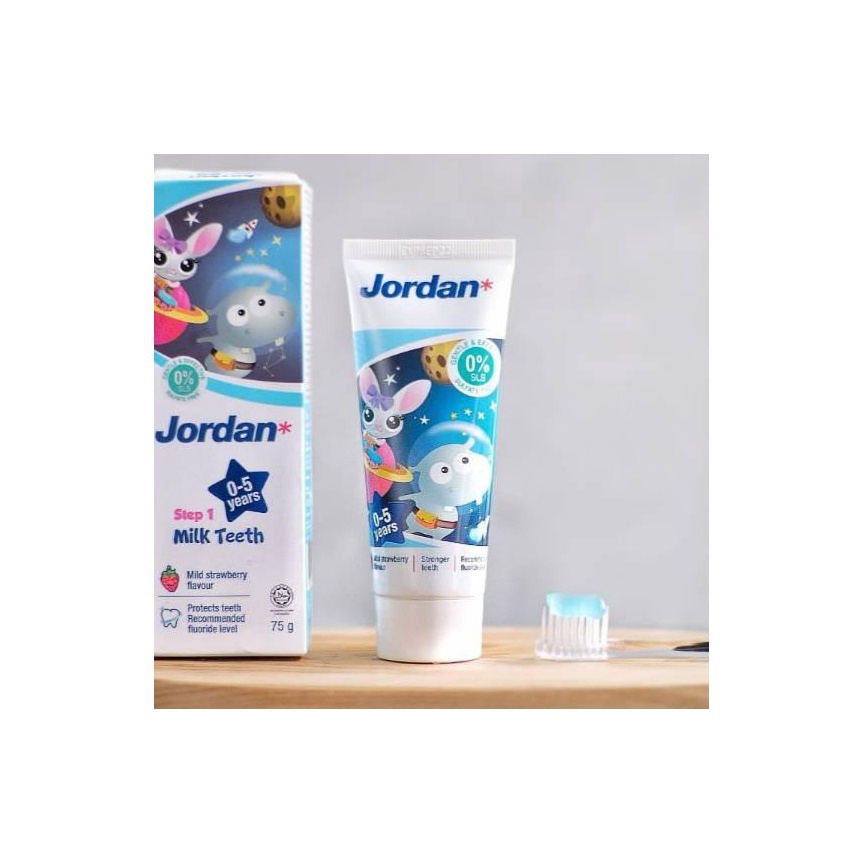 Sikat Gigi anak JORDAN toothbrush step 1 2 3 - JB