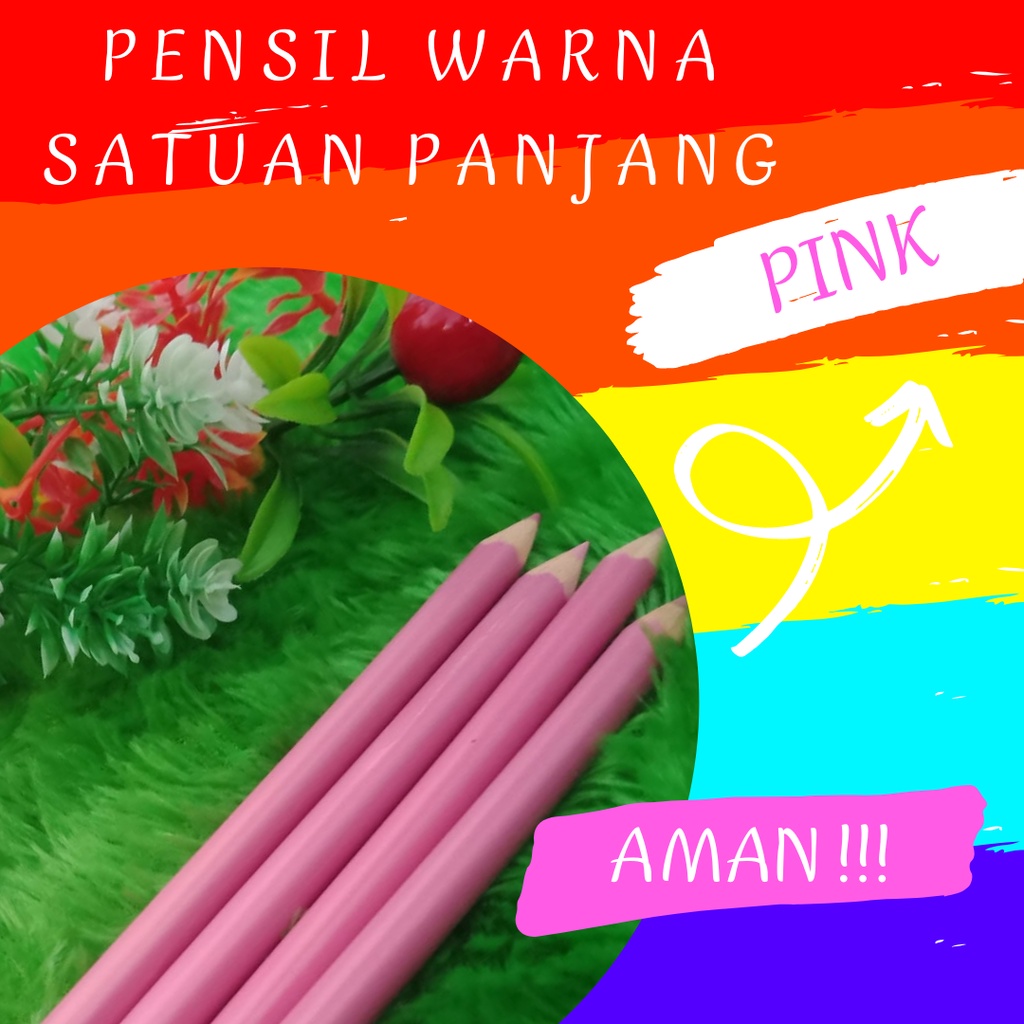 

Pensil Warna Panjang Satuan Pensil Pink Panjang Mewarnai Hadiah Menggambar Pencil Warna Terpisah Rekomendasi Anak - Anak Desain Murah
