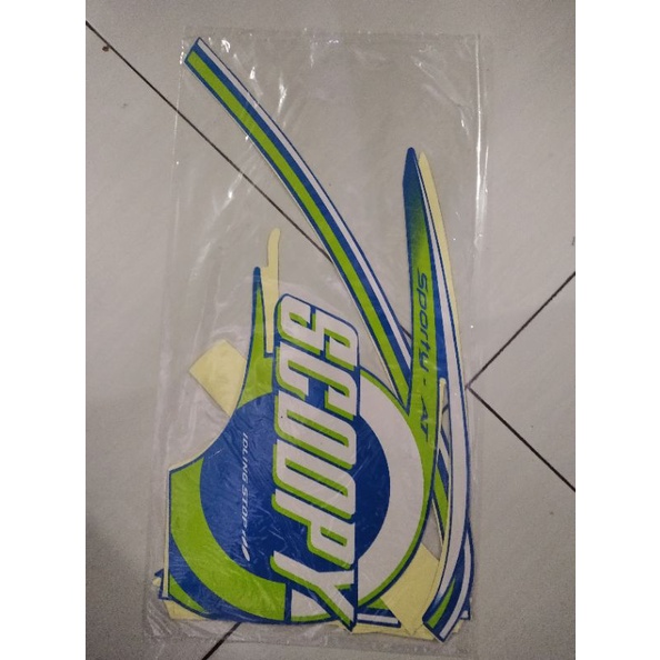 STRIPING MOTOR SCOOPY THN 2016 WARNA BIRU