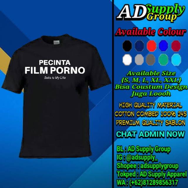 Kaos Distro Kaos Pria Kaos Kata Kata Unik Spesial Menarik Pecinta Film Porno