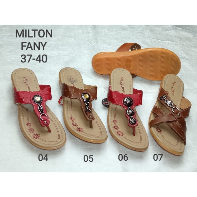 Sandal Wanita MILTON Fany - Sandal Jepit Wanita - Sandal Jepit Pergi Perempuan