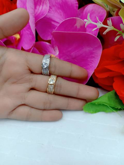 Cincin terbaru lapis emas18k D-F