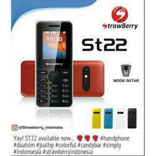 STRAWBERRY ST22 Dual SIM (GARANSI 1 TAHUN) | Shopee Indonesia