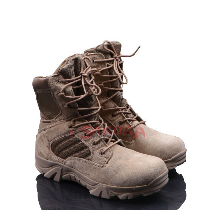 Sepatu Delta Tinggi cream Sepatu Tactical Boots