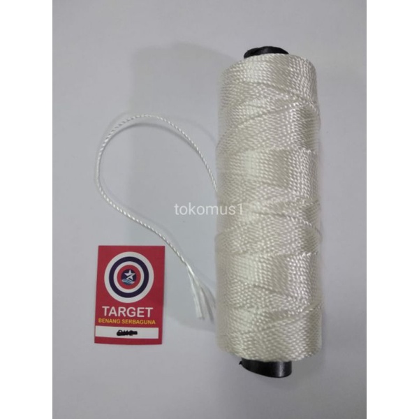 BENANG TALI BANGUNAN NYLON BENANG TUKANG BENANG NYLON-TARGET PUTIH BESAR