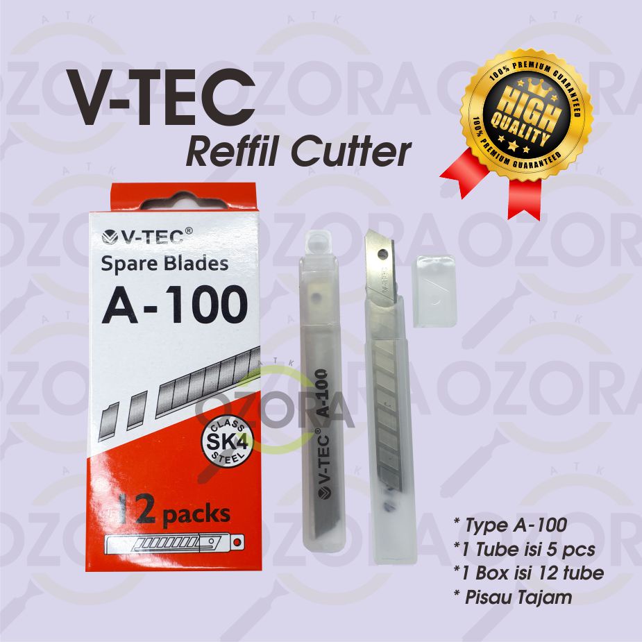 

Isi Cutter Kecil Refill Kater V-Tec Spare Blades A-100