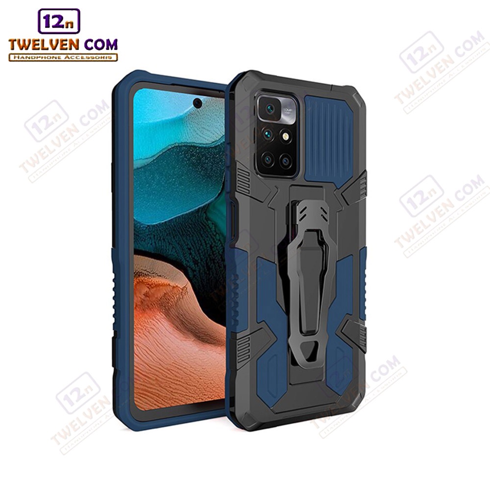 Case Shockproof Xiaomi Redmi 4a / Redmi 5a / Redmi 6 / Redmi 6a / Redmi 7a / Redmi 8 / Redmi 8a / Redmi 8a Pro / Redmi 9 / Redmi 9a / Redmi 9c / Redmi 9t / Redmi 10 / Redmi 10c - Armor Hardcase Stand Clip