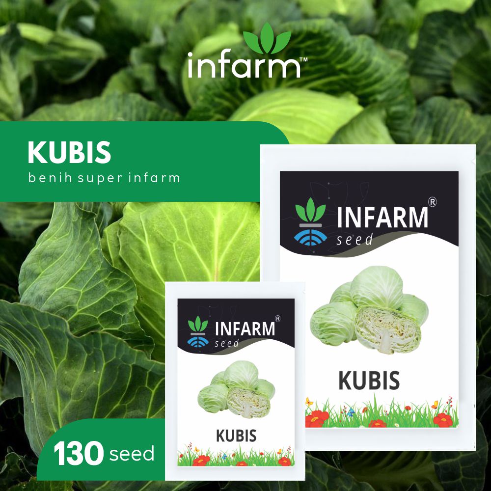INFARM -  Benih Bibit Sayur Edible Rumahan Lengkap Kangkung Sawi Selada Pokcoy Caisim Brokoli Seledri Kubis Kol Daun Bawang-Kubis
