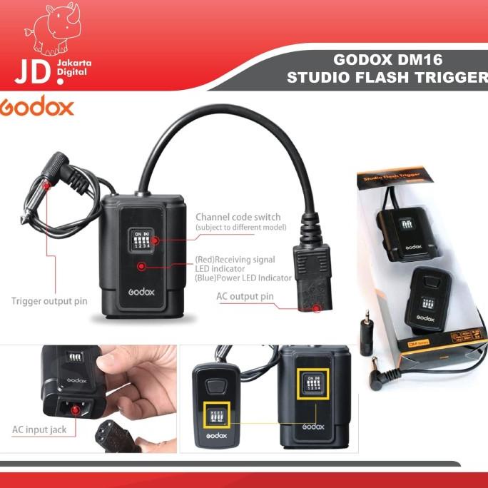 Godox DM16 Studio Flash Trigger For Camera