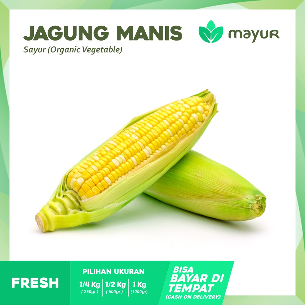 

Jagung Manis ( 250gr | 1/2kg | 1kg )