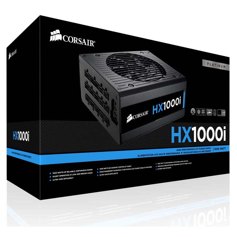 Corsair HX 1000i power supply modular