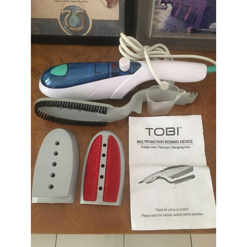 [COD] TOBI SETRIKA UAP PORTABLE Steamer Laundry Travel Iron Baju Celana Jas Kaos Praktis Dibawa Ke Manapun