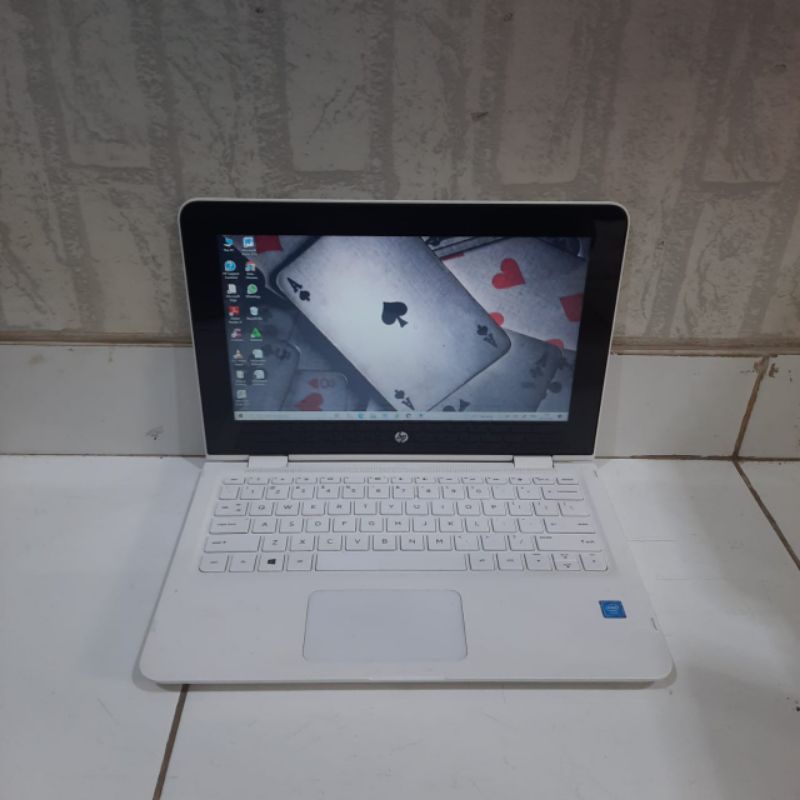 laptop 2 in 1 HP X360 Covertible Bisa flip Touchscreen Ram 4GB HDD 500GB/SSD 128 Bisa tablet Layar sentuh