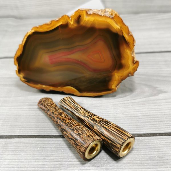 Pipa Cangklong Once Kayu Aren Mini Original Dengan Ring