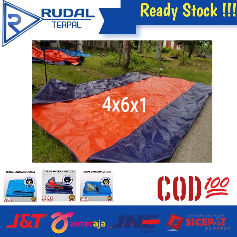 kolam terpal kotak 4x6x1