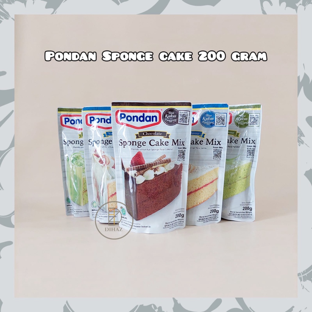 

Pondan Sponge Cake - 200 gr