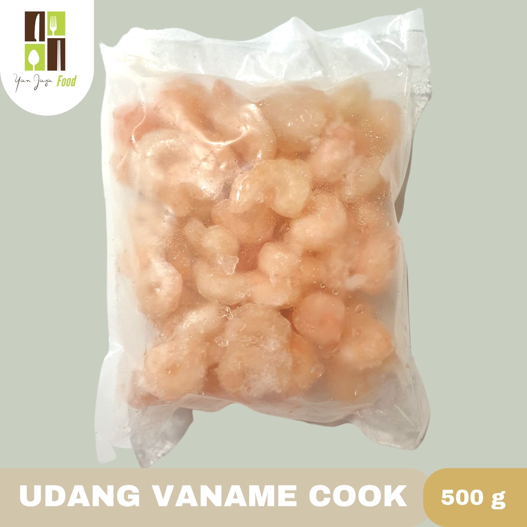 Udang Vaname Cook Udang Dimsum Kupas Bersih Cooked Vannamei Shrimp 500g