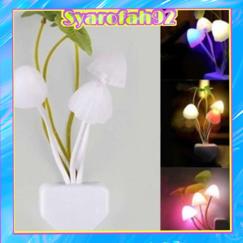 Lampu Tidur Jamur Otomatis On Off