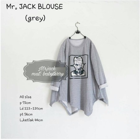 Mr. Jack blouse grey LARIS