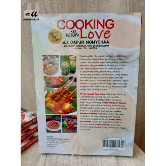 Buku Cooking With Love Ala Dapur Momychaa Penulis Icha Irawan Resep Masakan Shopee Indonesia