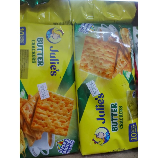 

crakcres julies butter
