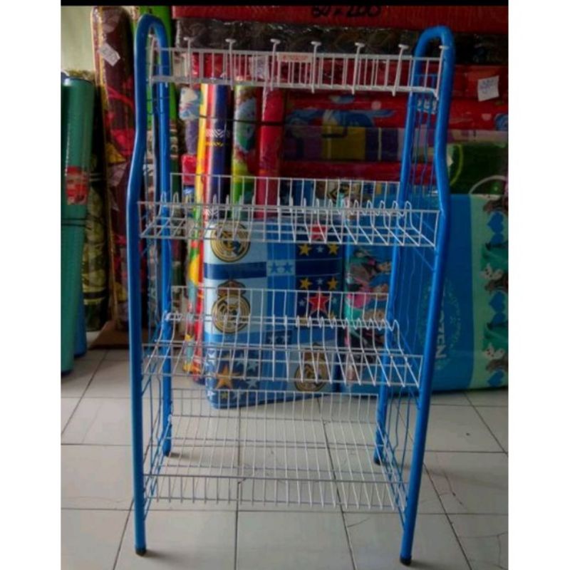 TERMURAH  RAK PIRING MASTER COATING BESI PLASTIK AMAN AWET BERKUALITAS TERBAIK BEST SELLER PANJANG 7