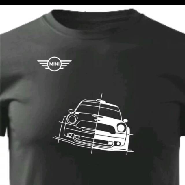 Tshirt kaos mini Cooper