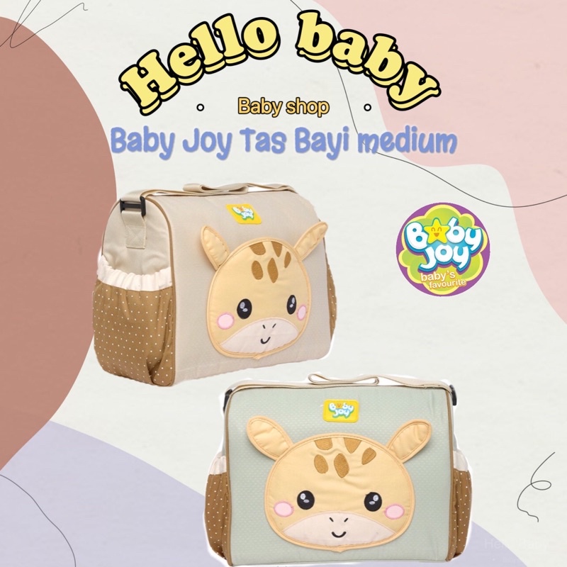 Baby Joy Tas Bayi Medium Giraffe Series - BJT1043