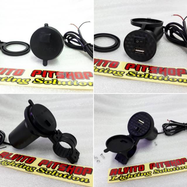Charger HP Motor / Charger 2A untuk di Motor / Fast charger