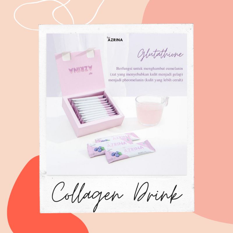 

Azrina Collagen Drink Azrinabeauty kolagen isi 20 Sachet