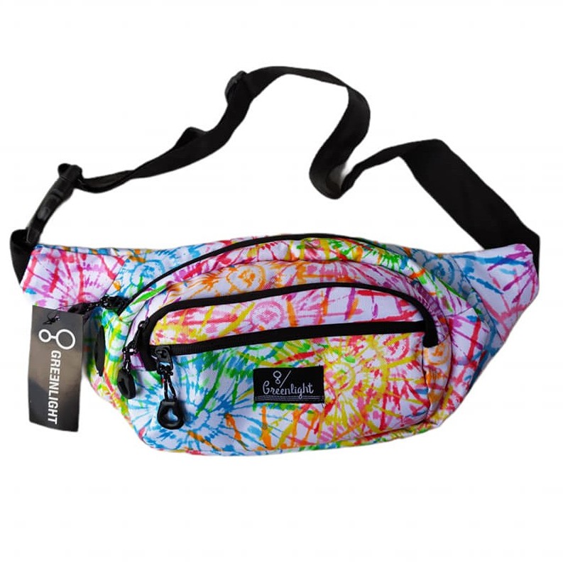 Tas Kecil  Selempang Slempang Pinggang Waistbag Sepeda Distro Greenlight Cowok Pria Original Murah