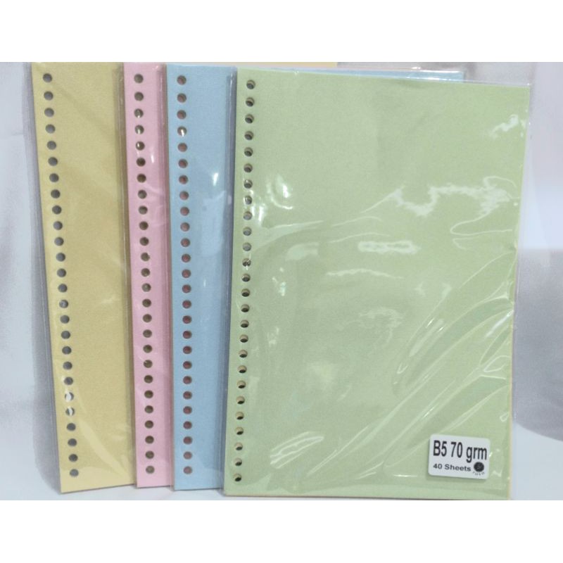 

TOYO LOOSE LEAF B5 POLOS RAINBOW ISI 40 LEMBAR