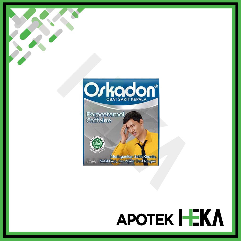 Oskadon Tablet Obat Sakit Kepala Strip isi 4 Tablet (SEMARANG)