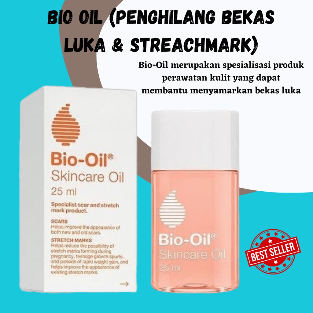 Bio Oil (Penghilang Bekas Luka &amp; Streachmark) 25 mL