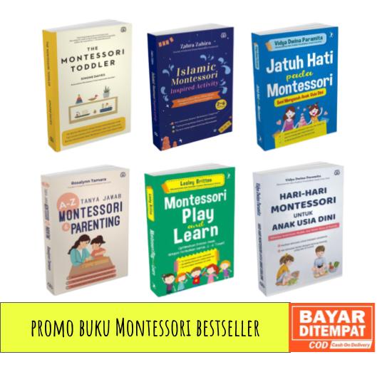 BUKU ORIGINAL/ BUKU MONTESSORI BEST SELLER/ MONTESSORI ISLAMI/ PAKET LENGKAP MONTESSORI