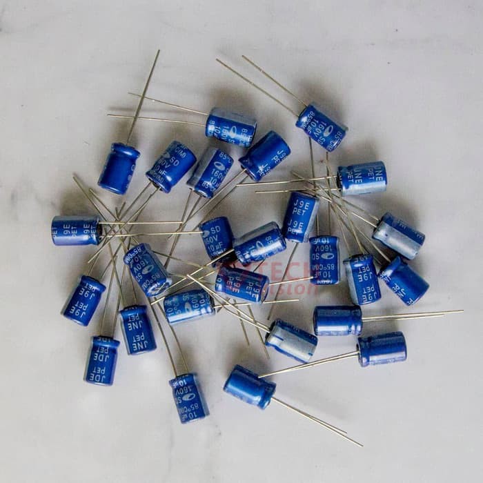 Kapasitor Elco 10uf - 160v 10uf160v 10uf/160v Capacitor