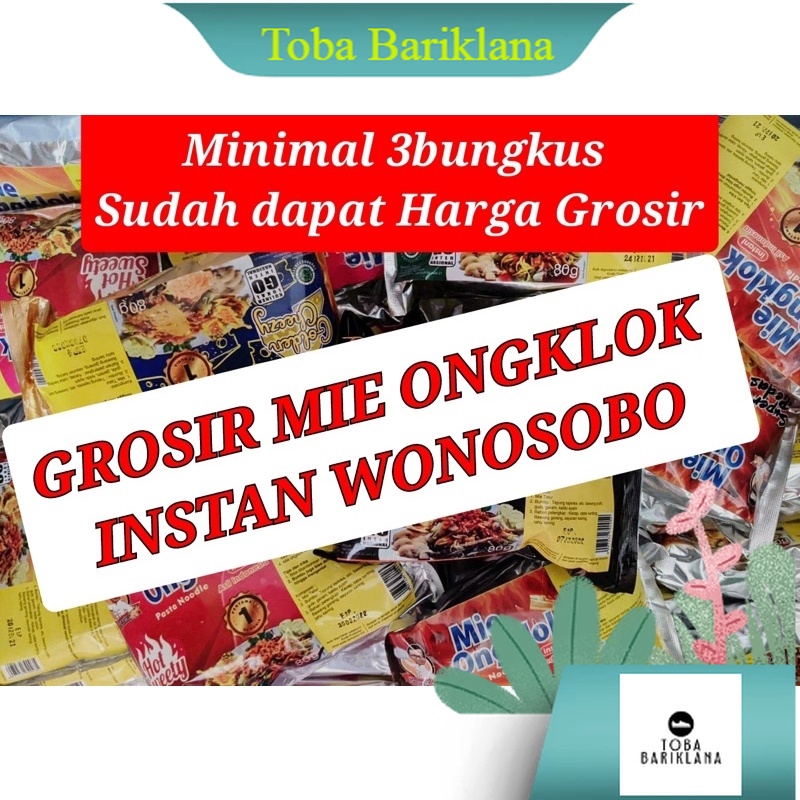 

GROSIR MIE ONGKLOK INSTAN KHAS WONOSOBO RASA ORIGINAL