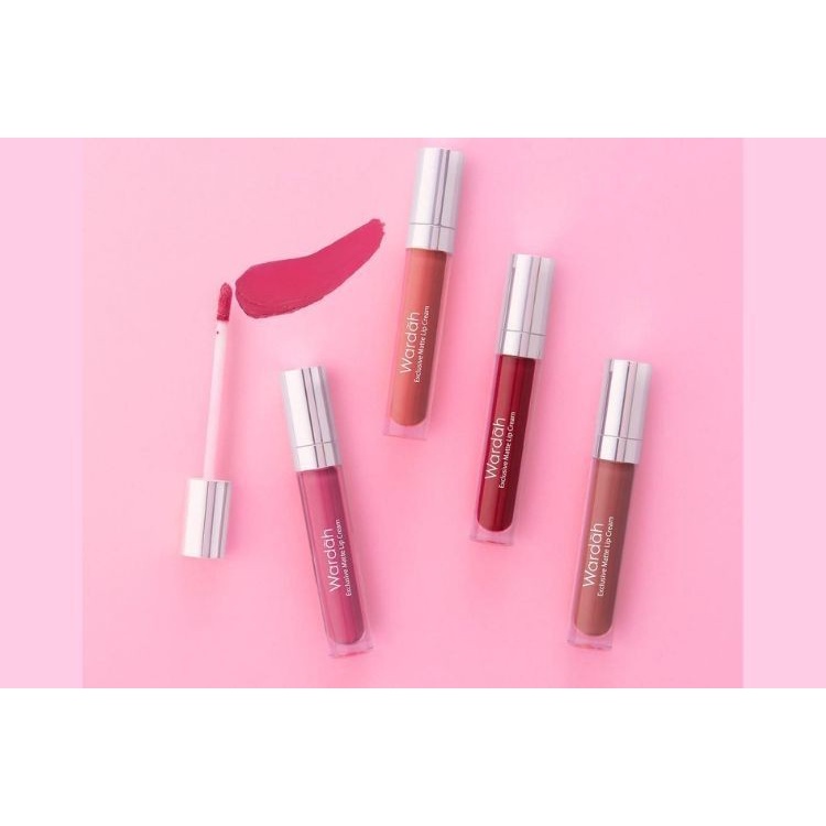 TERMURAH!!!Wardah Exclusive Matte Lip Cream - Warna Intense dan Tahan Lama