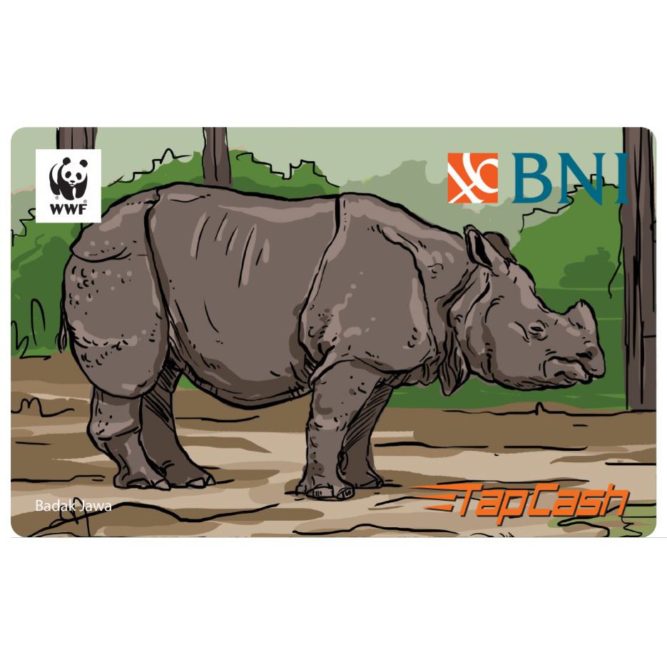 Tap Cash WWF - Badak