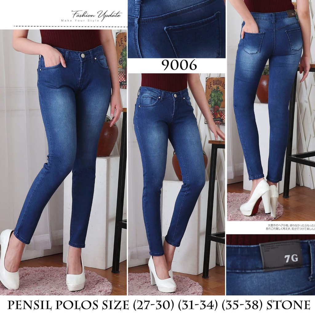 7C-G CELANA JEANS PREMIUM PENSIL /SKINNY JEANS /STREACH JEANS /6 VARIANT COLOUR /27 - 34