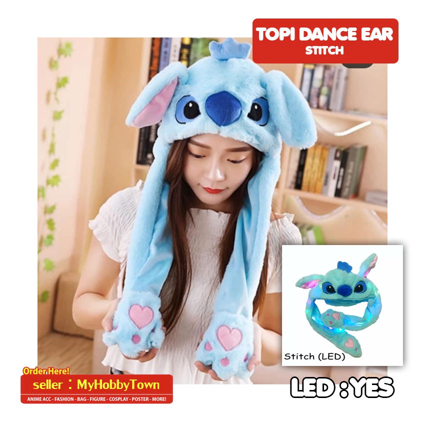 Topi Lilo and Stitch LED Moving Ear Korea