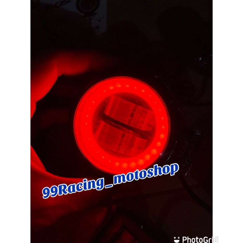 COD Lampu Tembak Sorot LED 4D Mata Lensa CWL 2 Model Bulat 20Watt AE 12-80Volt Universal Motor Mobil
