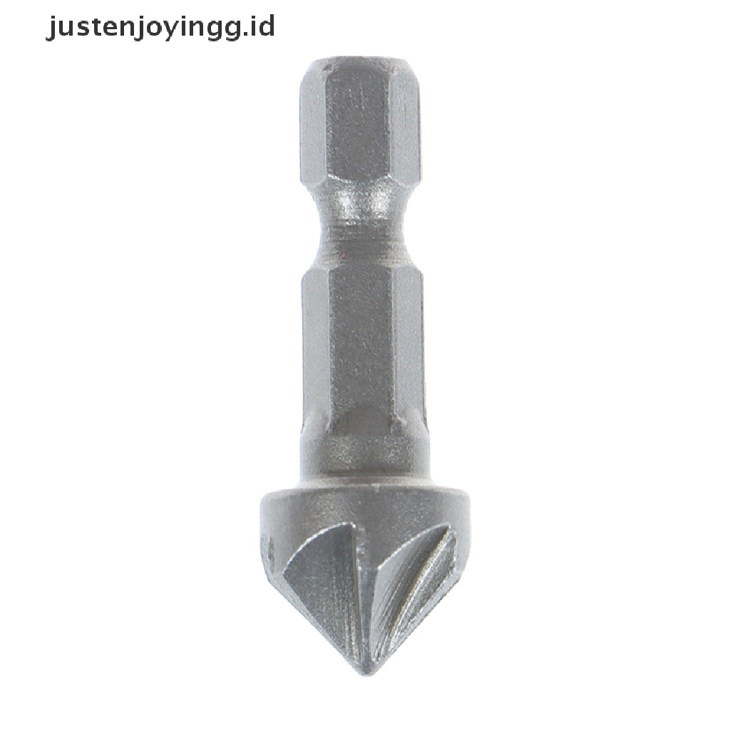 6 Flute Countersink Drill Bit Chamfer Cutting handle hexagon Untuk Pengerjaan Kayu