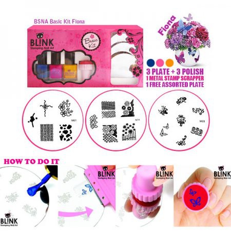 BLINK STAMPING NAIL ART BASIC KIT FIONA