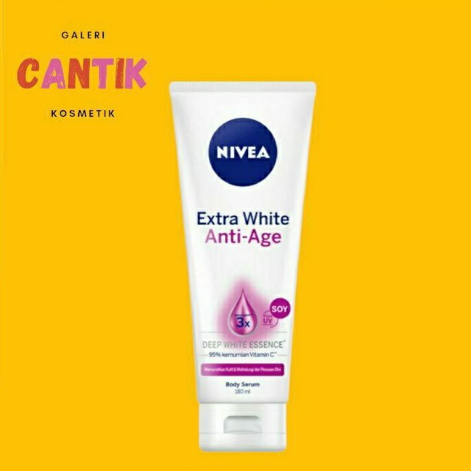 NIVEA Body Care Body Serum Extra White Anti Age 180 ml