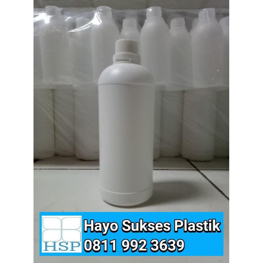 BOTOL PLASTIK AGRO 1 LITER PUTIH SUSU