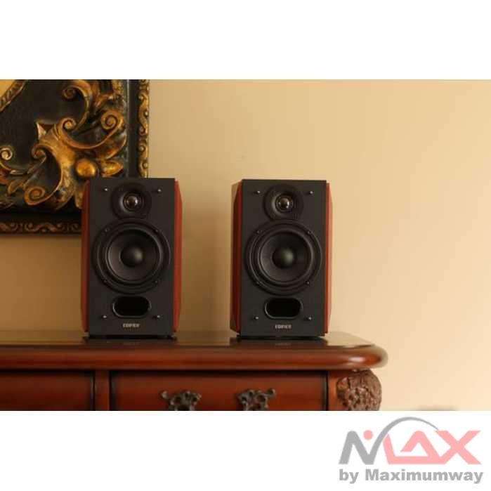 Edifier Speker Passive HOREG 2.0 Bookshelf Speaker Set - P17 Warna Coklat