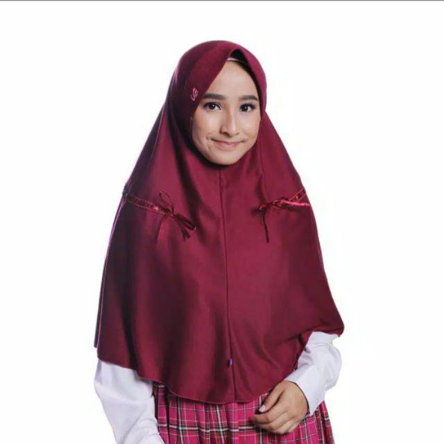 Rabbani-Kerudung Instan Tesya-Maroon