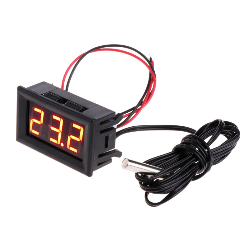 50 ~ 110 °c Digital LED Thermometer DC 5-12V Car Temperature Panel Meter Gauge